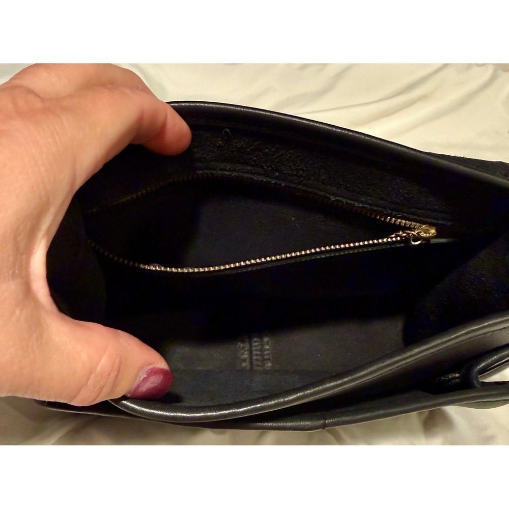 Vintage Coach Rambler CrossbodyStyle 9061 Black Leather Yr 2000 Made in Mexico - Picture 5 of 8